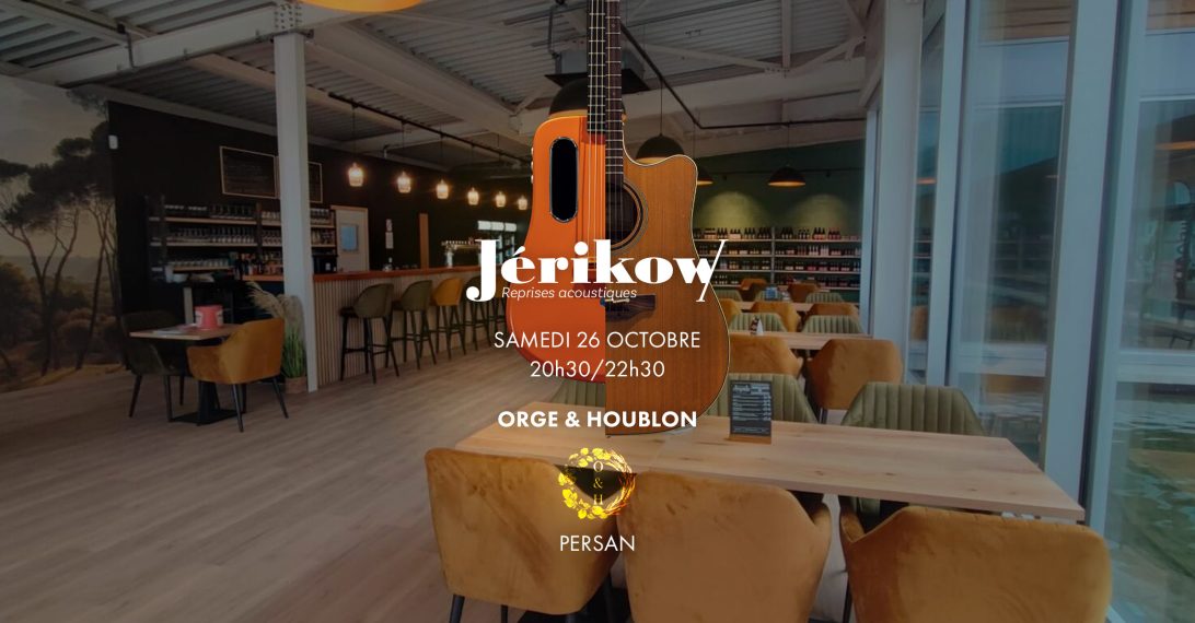 Jérikow en concert à « Orge et Houblon », bar à bières à persan